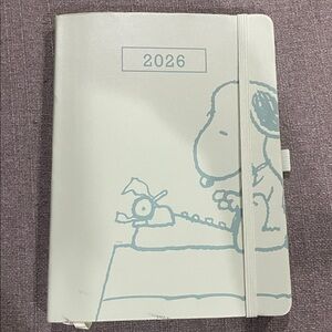 Peanuts-themed Happiness Graphique 2026 18-month Planner 2025-2026